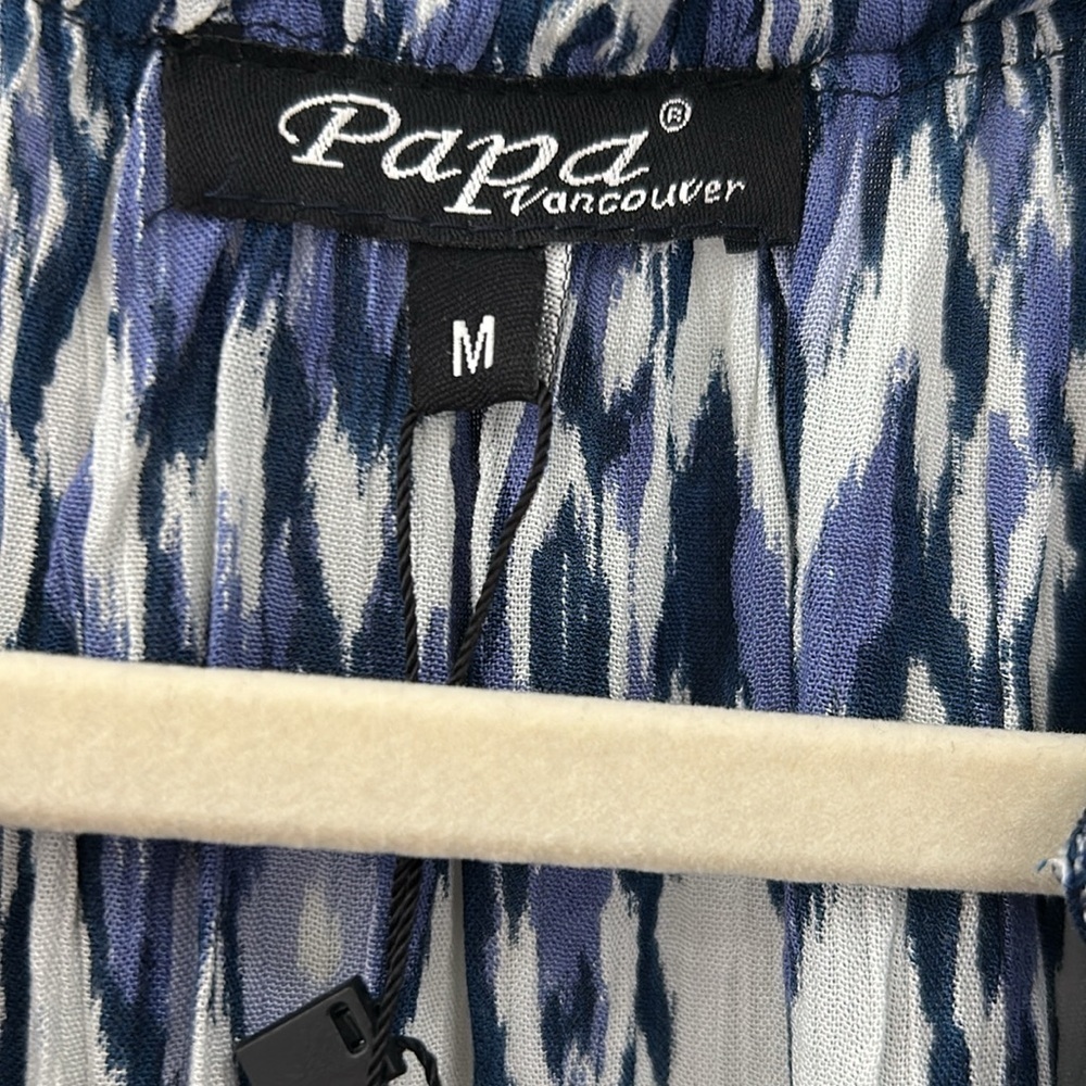 40.PAPA Vancouver Navy & White Pattern top/dress with tights & ankle boots NWT - Picture 7 of 10